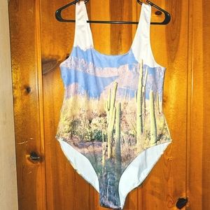 Forever 21 Desert Printed Bodysuit.